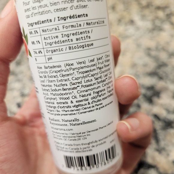 Lotus Aroma Daily Soothing Mist - Picture 4 of 5